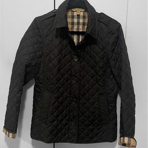 BURBERRY Brit Authentic Diamond Quilted Jacket, Size Medium, Perfect Condition
